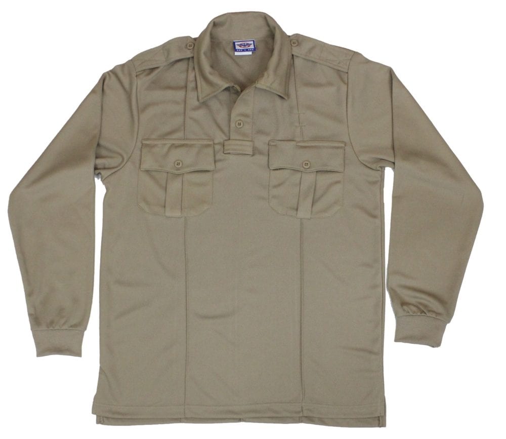 Pro-Dry Long Sleeve Polo Shirt with Two Pockets - Discontinued